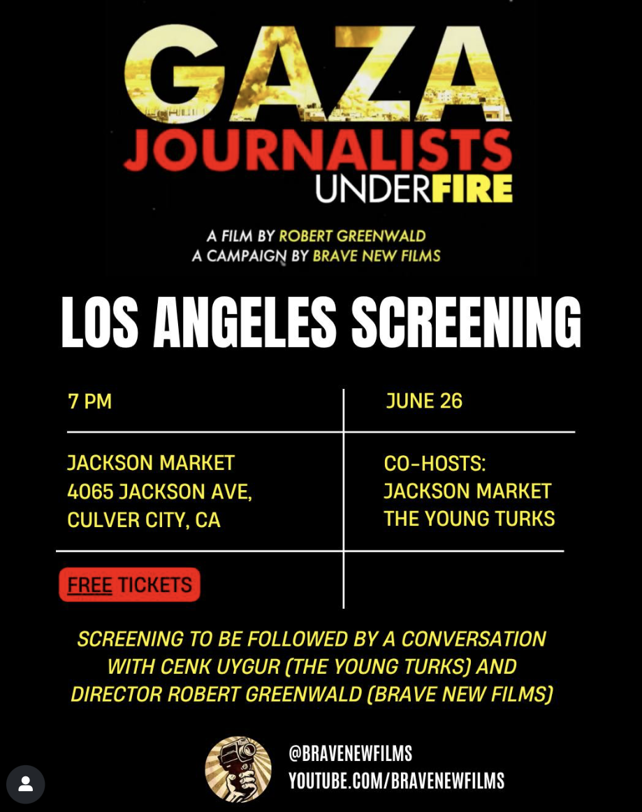 GAZA Journalists Under Fire